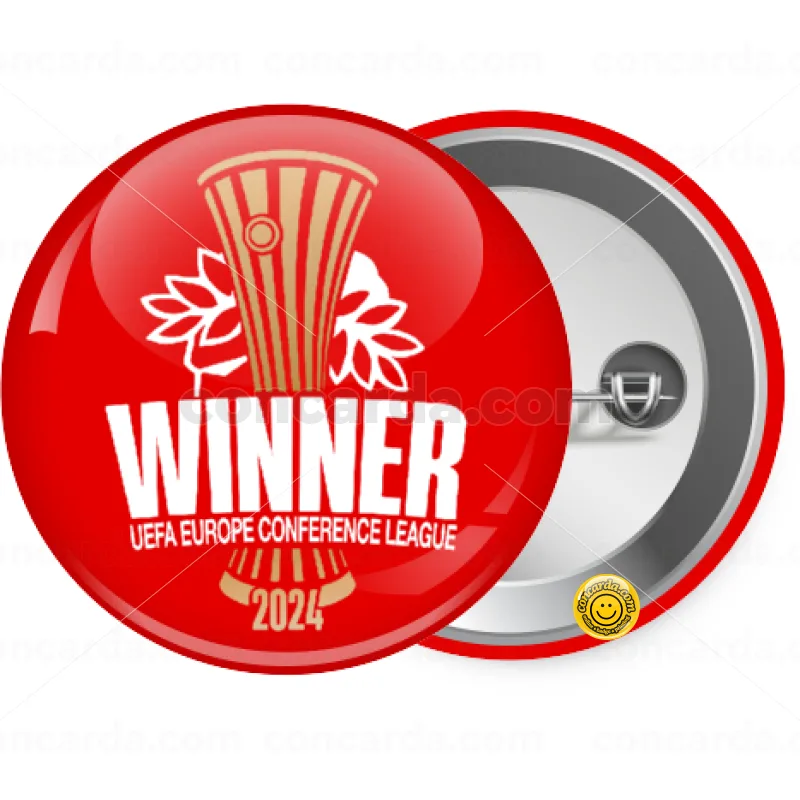 Europa Conference League WINNER — Κονκάρδα Στρογγυλή, Παραμάνα 25mm