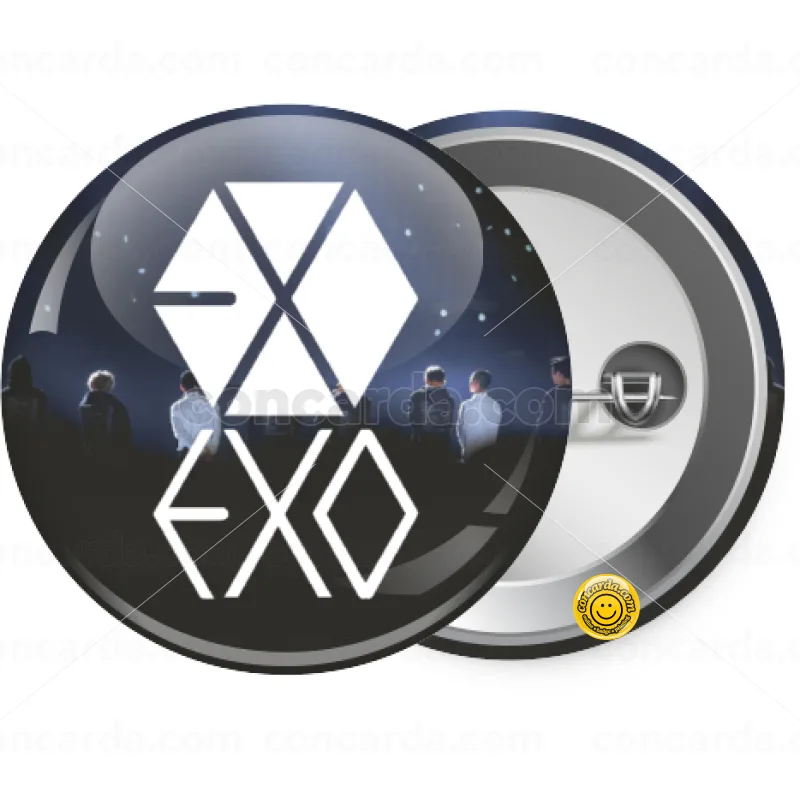 EXO Band korea — Κονκάρδα Στρογγυλή, Παραμάνα 25mm