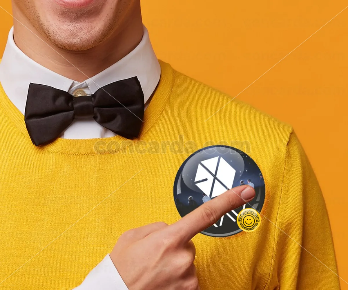 EXO Band korea — Κονκάρδα Στρογγυλή, Παραμάνα 75mm