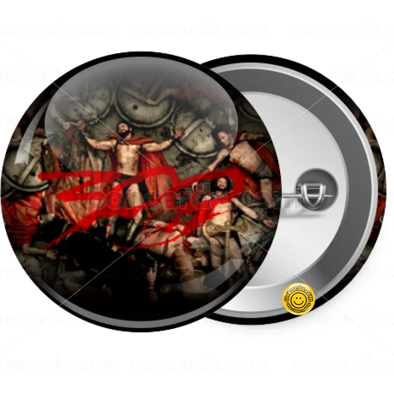 300 the spartans — Κονκάρδα Στρογγυλή, Παραμάνα 25mm