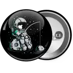 Little astronaut fishing