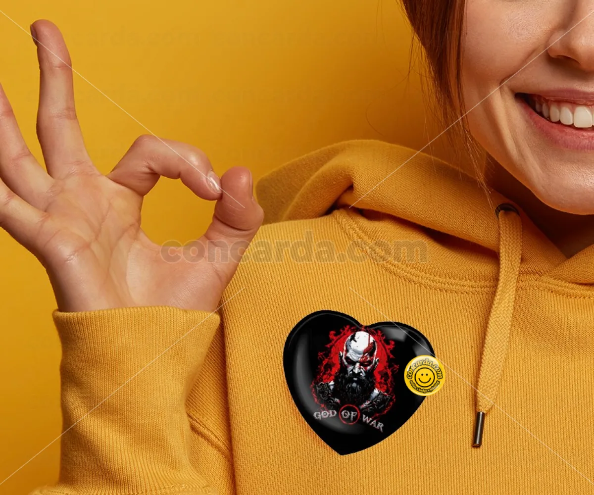God of war — Κονκάρδα Καρδιά 57mm