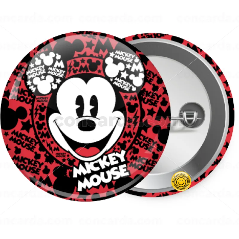 Mickey Mouse — Κονκάρδα Στρογγυλή, Παραμάνα 25mm