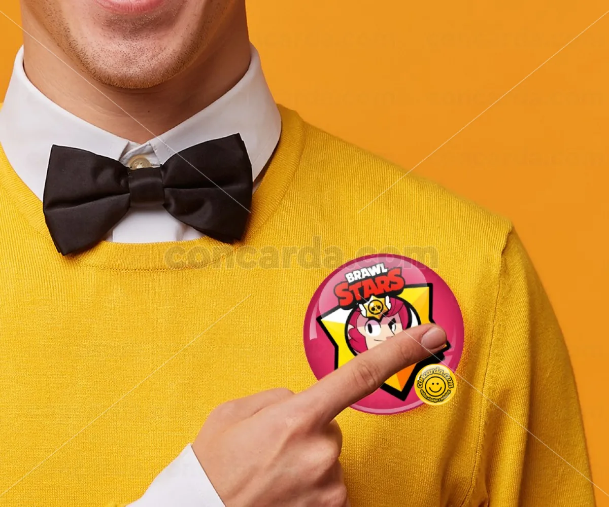 Brawl Stars Colt — Κονκάρδα Στρογγυλή, Παραμάνα 75mm