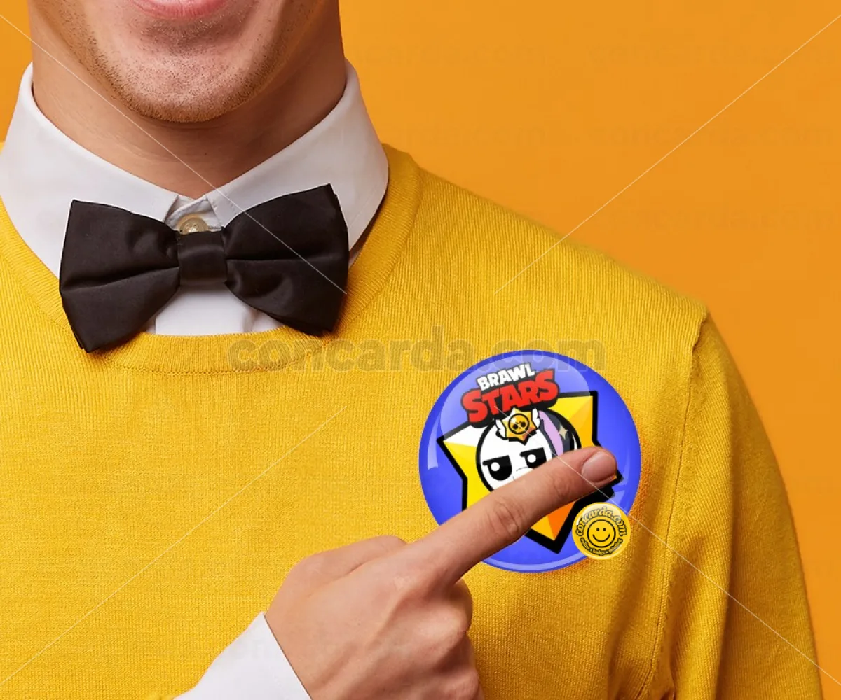Brawl Stars Kit — Κονκάρδα Στρογγυλή, Παραμάνα 75mm