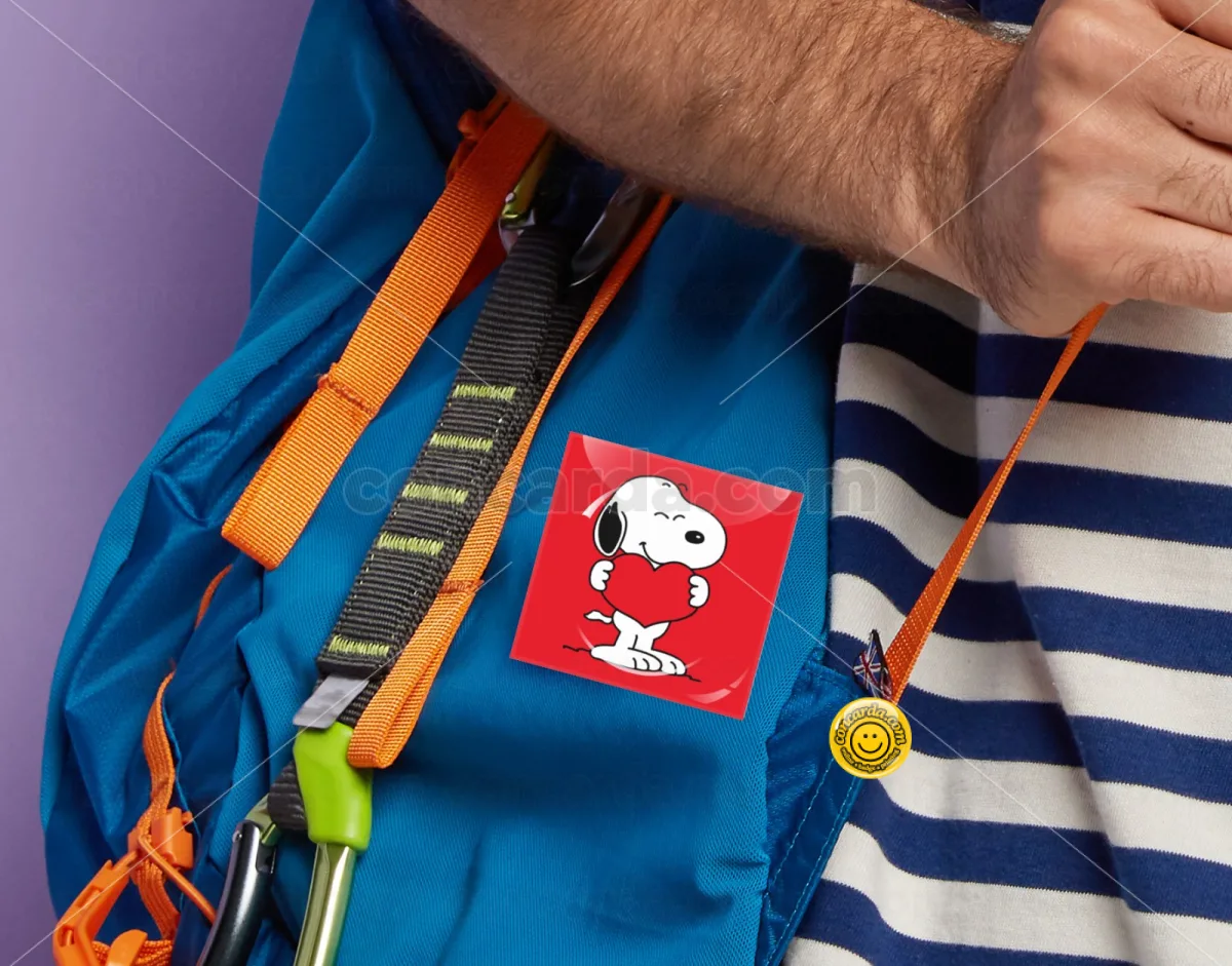 Snoopy takemy heart — Κονκάρδα Angular, Παραμάνα 50mm