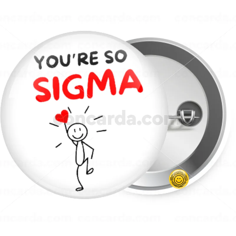 Sigma Valentine's Day — Κονκάρδα Στρογγυλή, Παραμάνα 25mm