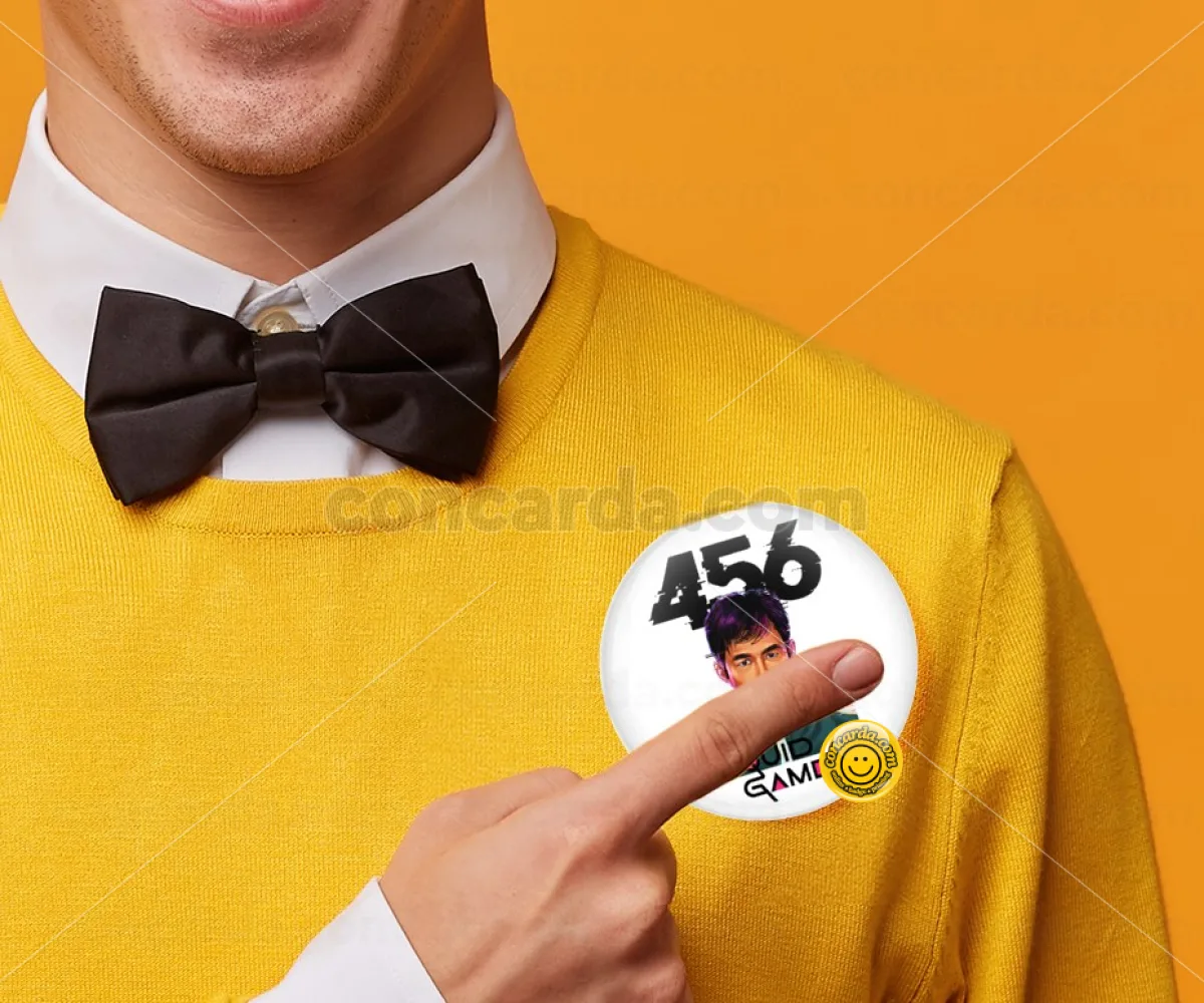Squid game 456 Gi-Hun — Κονκάρδα Στρογγυλή, Παραμάνα 75mm