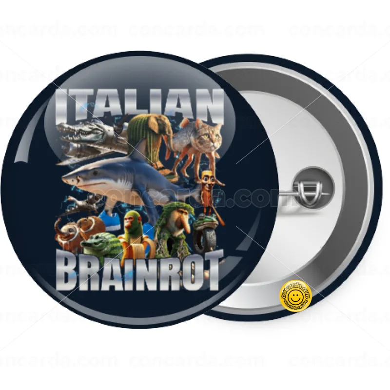 Italian Brainrot — Κονκάρδα Στρογγυλή, Παραμάνα 25mm