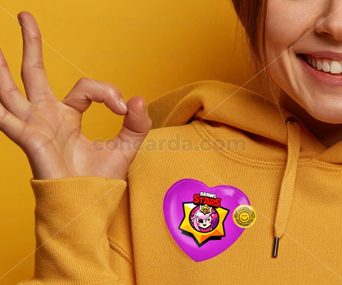 Brawl Stars Melodie — Κονκάρδα Καρδιά 57mm