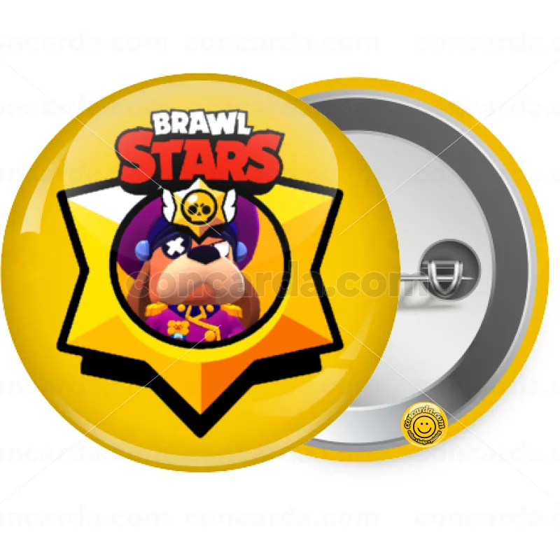 Brawl Stars Ruffs — Κονκάρδα Στρογγυλή, Παραμάνα 25mm