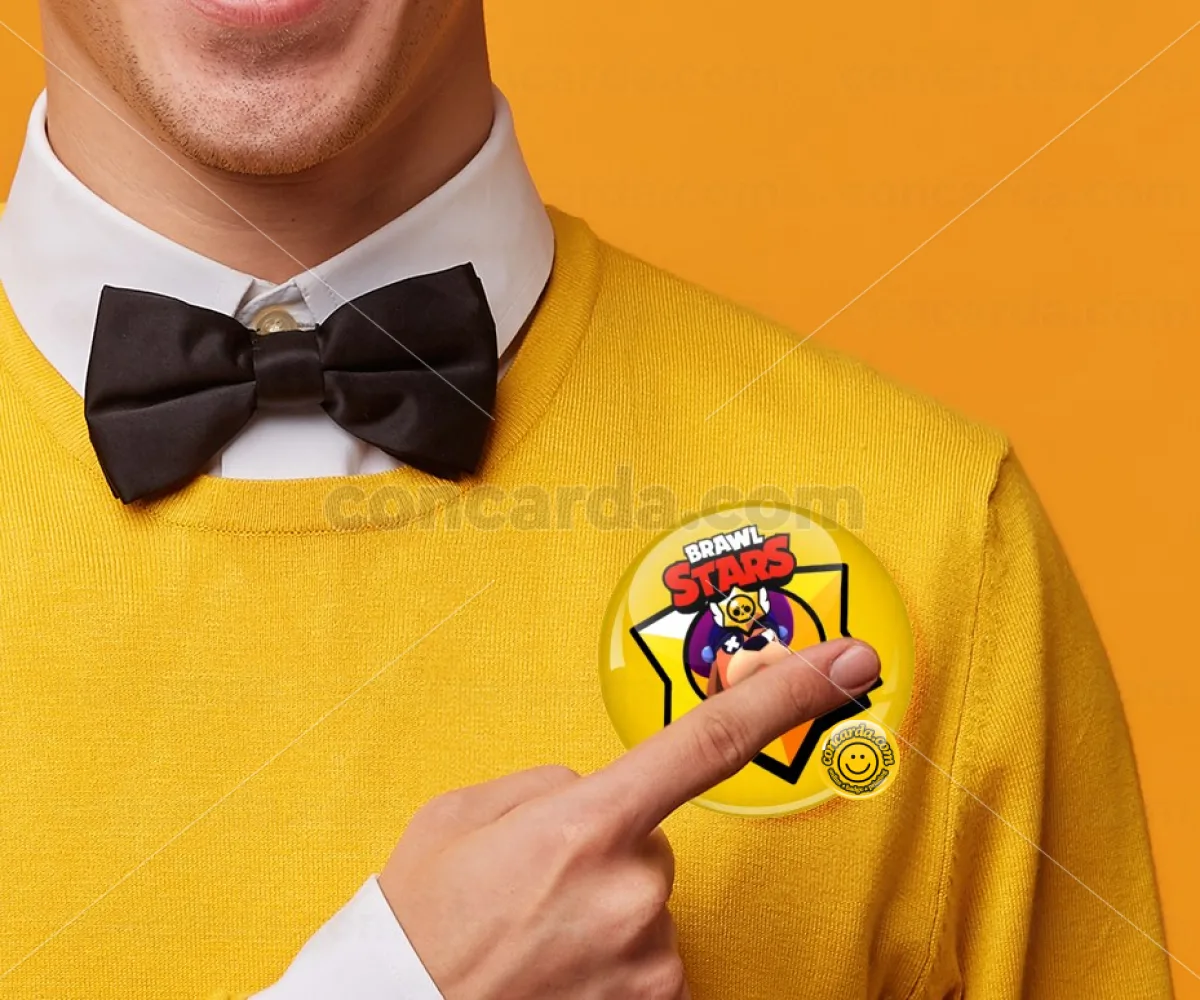 Brawl Stars Ruffs — Κονκάρδα Στρογγυλή, Παραμάνα 75mm