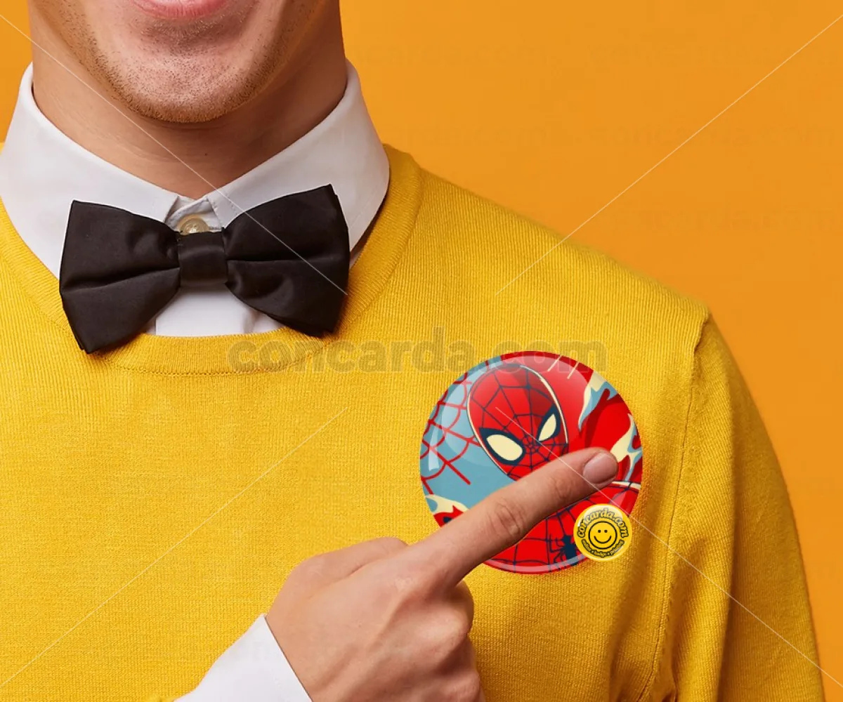 Spiderman kid — Κονκάρδα Στρογγυλή, Παραμάνα 75mm