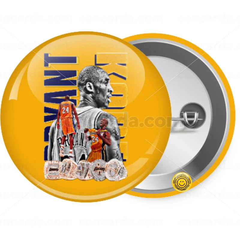 Kobe Bryant — Κονκάρδα Στρογγυλή, Παραμάνα 25mm
