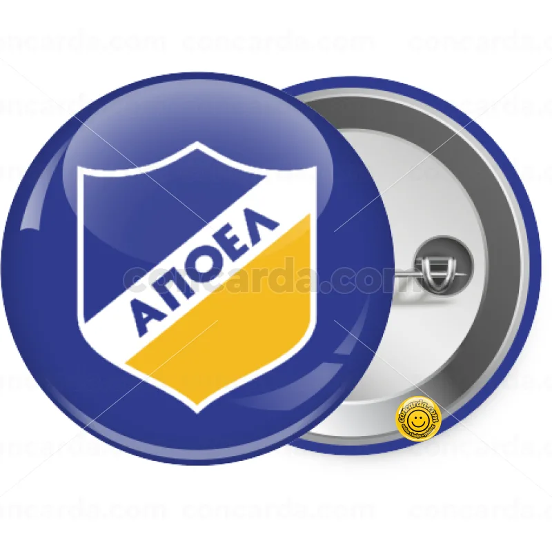 FC ΑΠΟΕΛ Λευκωσίας — Κονκάρδα Στρογγυλή, Παραμάνα 25mm