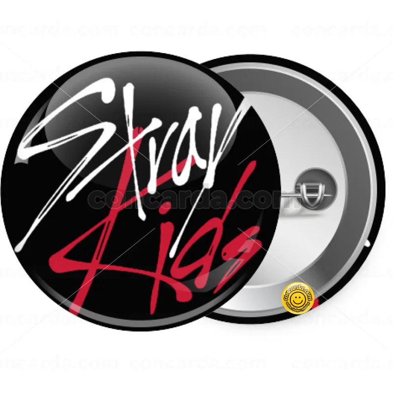 Stray Kids — Κονκάρδα Στρογγυλή, Παραμάνα 25mm