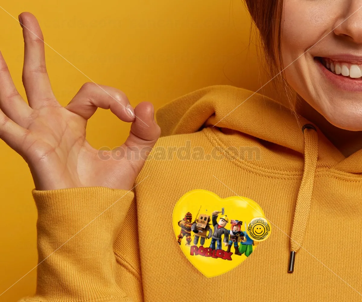 Roblox squad — Κονκάρδα Καρδιά 57mm