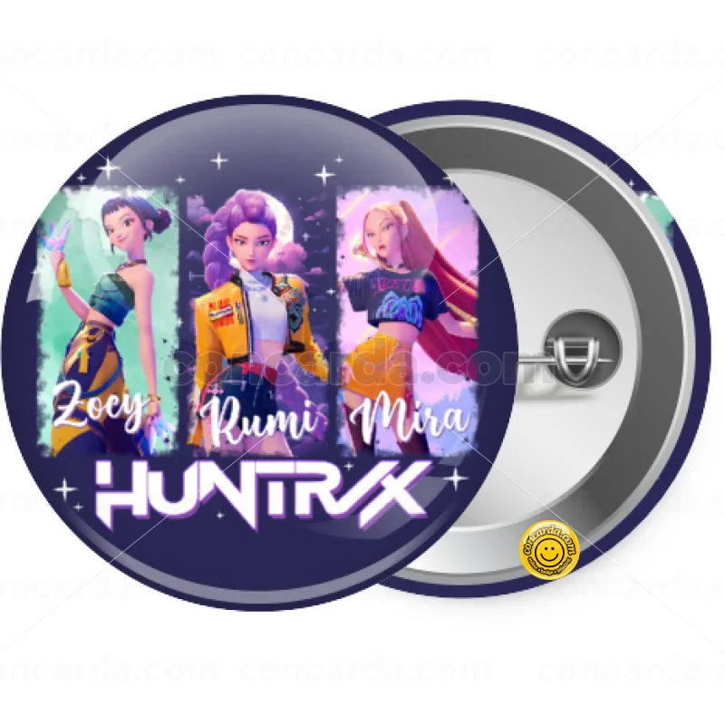 HUNTR/X K-pop girl group — Κονκάρδα Στρογγυλή, Παραμάνα 25mm