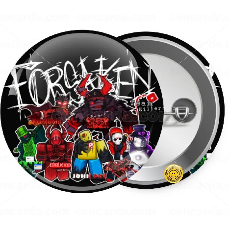 Roblox Forsaken — Κονκάρδα Στρογγυλή, Παραμάνα 25mm