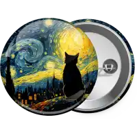 Starry Night Cat
