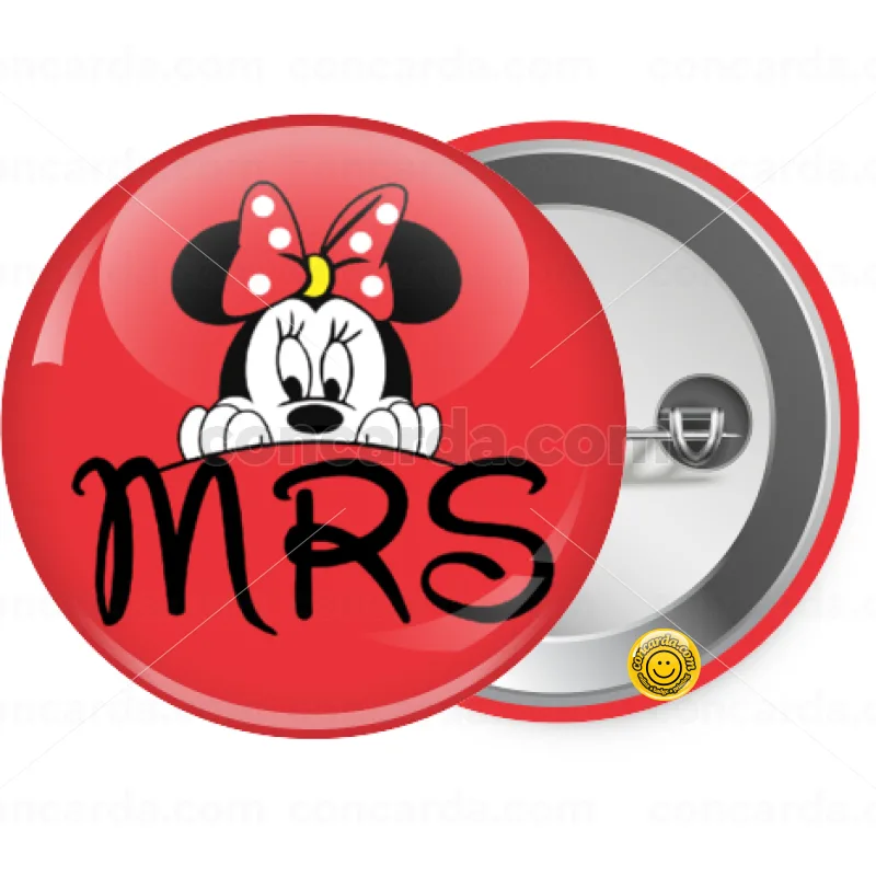 Minnie Mrs — Κονκάρδα Στρογγυλή, Παραμάνα 25mm