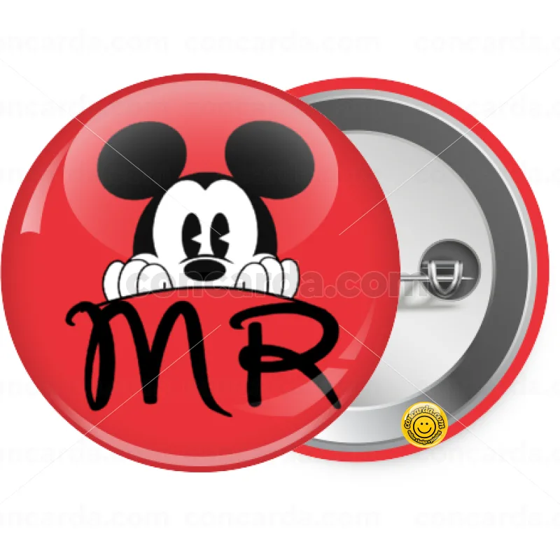 Mikey Mr — Κονκάρδα Στρογγυλή, Παραμάνα 25mm