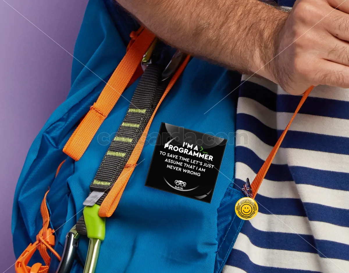 I’m a programmer Save time — Κονκάρδα Angular, Παραμάνα 50mm