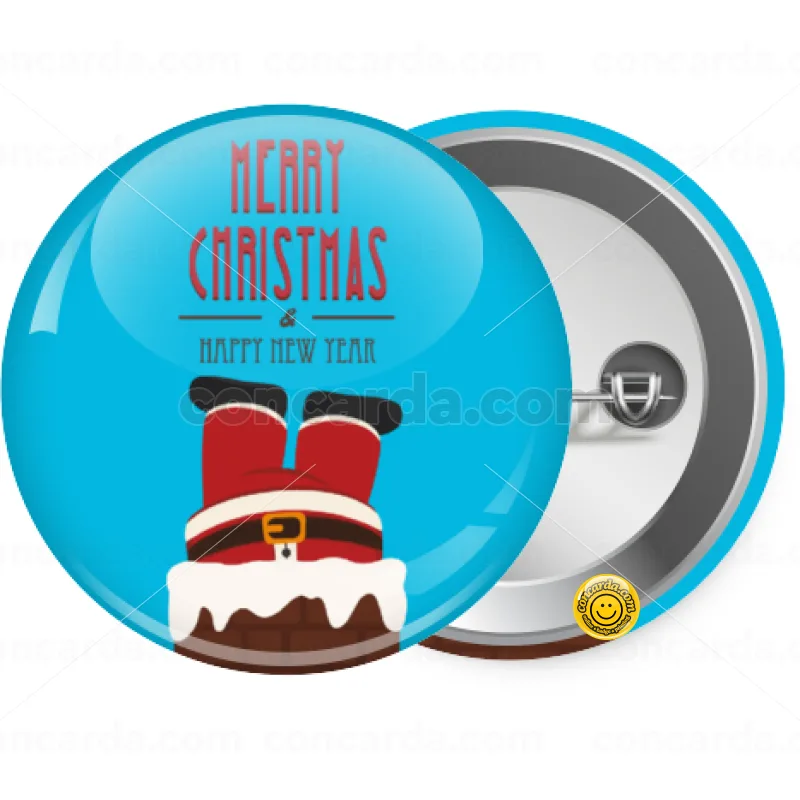 Merry christmas chimney — Κονκάρδα Στρογγυλή, Παραμάνα 25mm