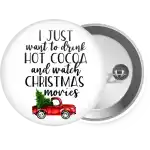 I just want to drink hot cocoa and watch christmas movies pickup car