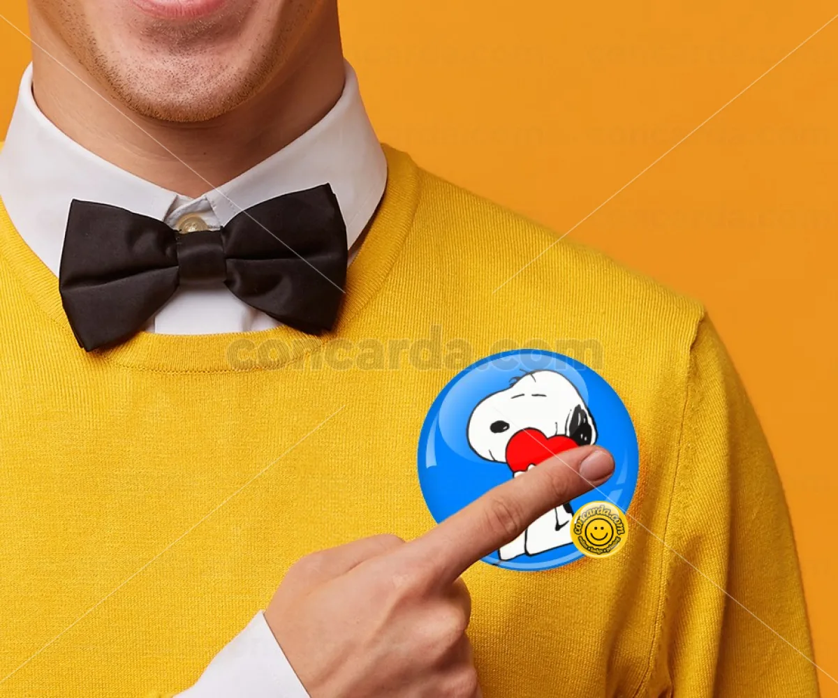 Snoopy — Κονκάρδα Στρογγυλή, Παραμάνα 75mm