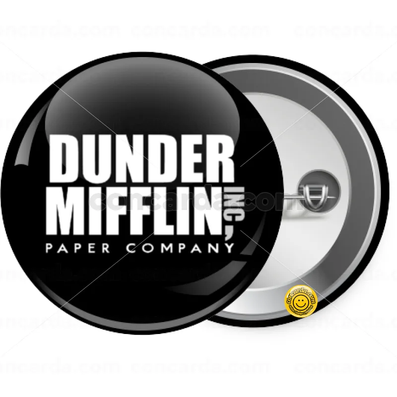 Dunder Mifflin, Inc Paper Company — Κονκάρδα Στρογγυλή, Παραμάνα 25mm