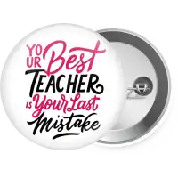Typography quotes your best teacher is your last mistake