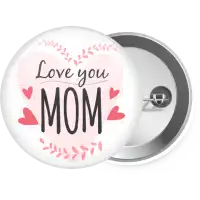 Mother's day I Love you Mom heart