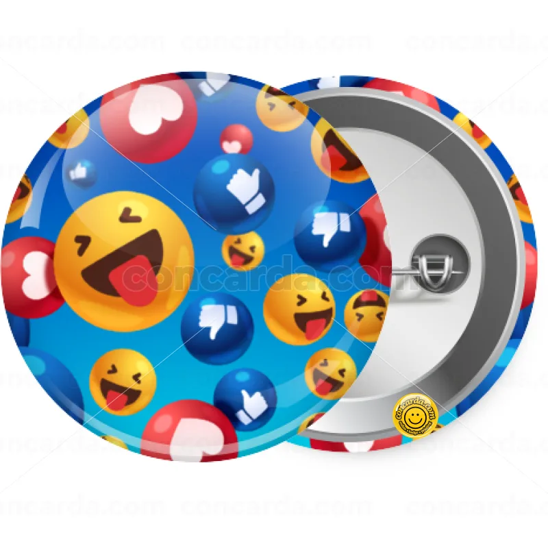 3D Emoji Collection — Κονκάρδα Στρογγυλή, Παραμάνα 25mm