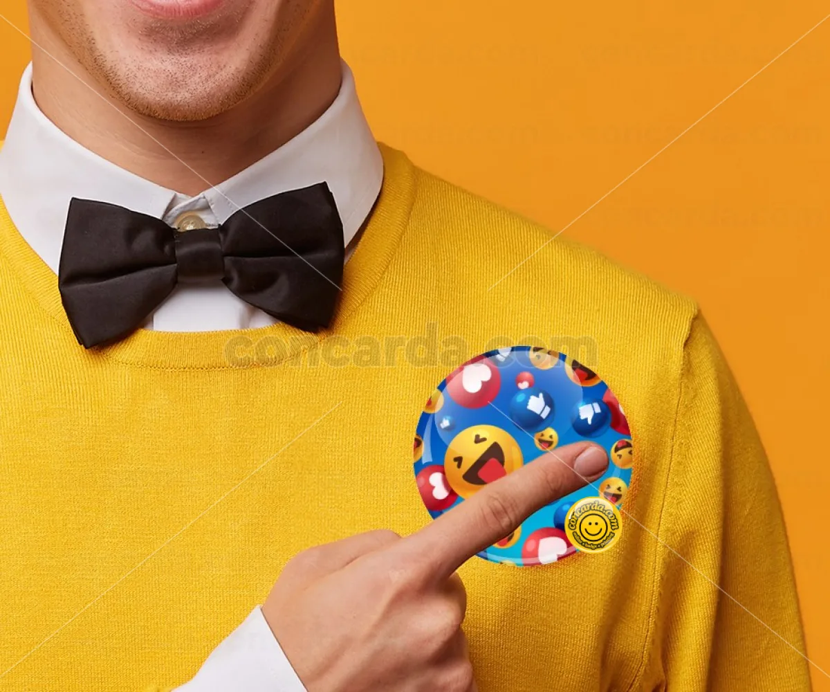 3D Emoji Collection — Κονκάρδα Στρογγυλή, Παραμάνα 75mm