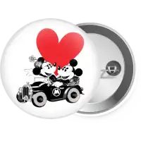 Mickey & Minnie love car