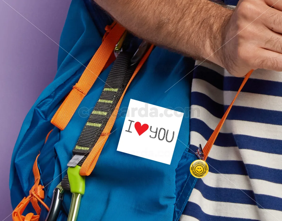 I Love You small dots — Κονκάρδα Angular, Παραμάνα 50mm