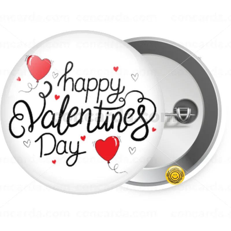 Happy Valentines Day!!! — Κονκάρδα Στρογγυλή, Παραμάνα 25mm