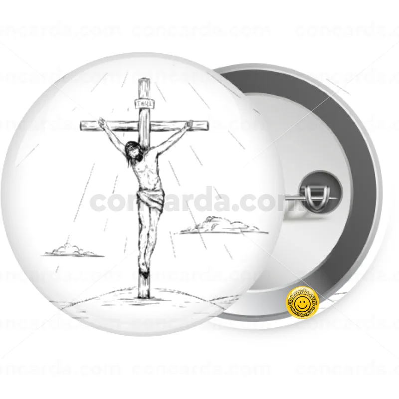 Jesus Christ — Κονκάρδα Στρογγυλή, Παραμάνα 25mm