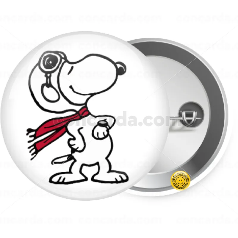 Snoopy ο πιλότος — Κονκάρδα Στρογγυλή, Παραμάνα 25mm