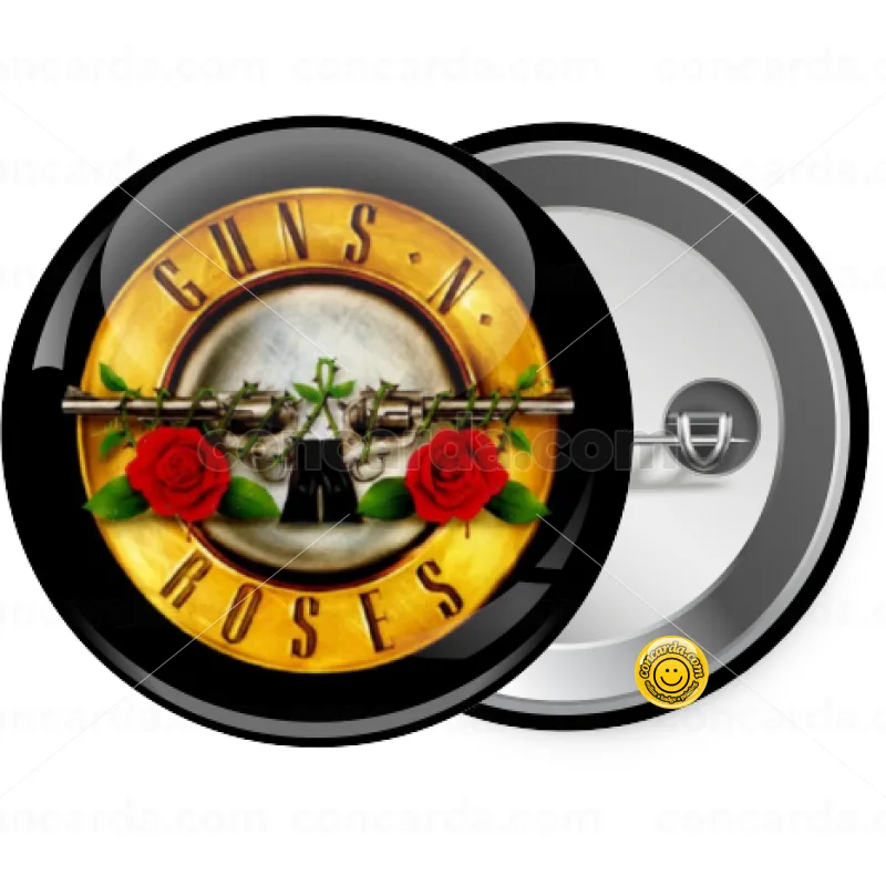 Guns N' Roses — Κονκάρδα Στρογγυλή, Παραμάνα 25mm