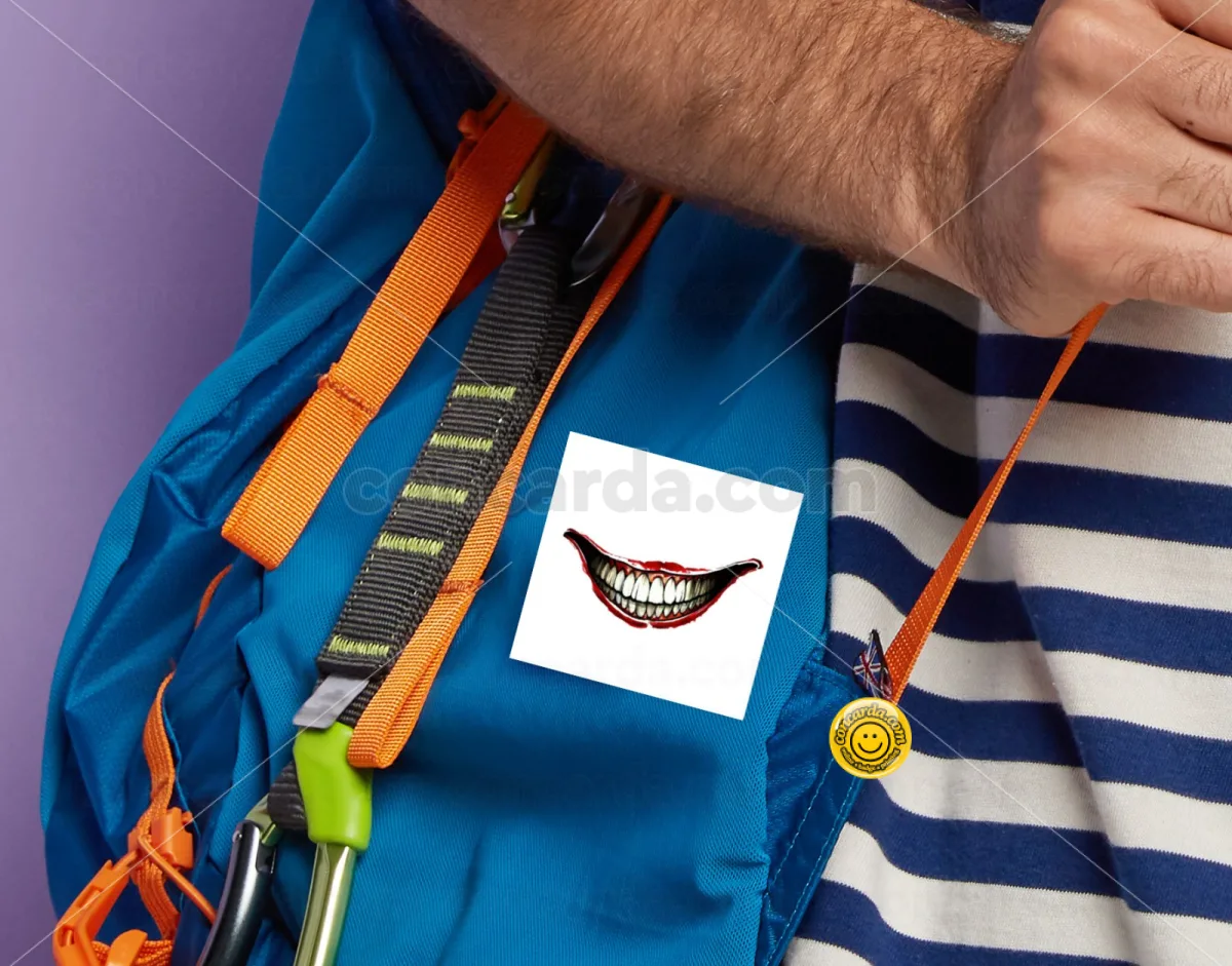 Joker smile — Κονκάρδα Angular, Παραμάνα 50mm