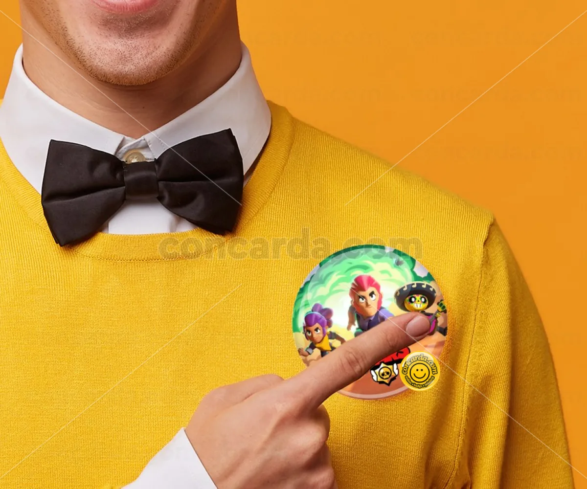 Brawl Stars Desert — Κονκάρδα Στρογγυλή, Παραμάνα 75mm
