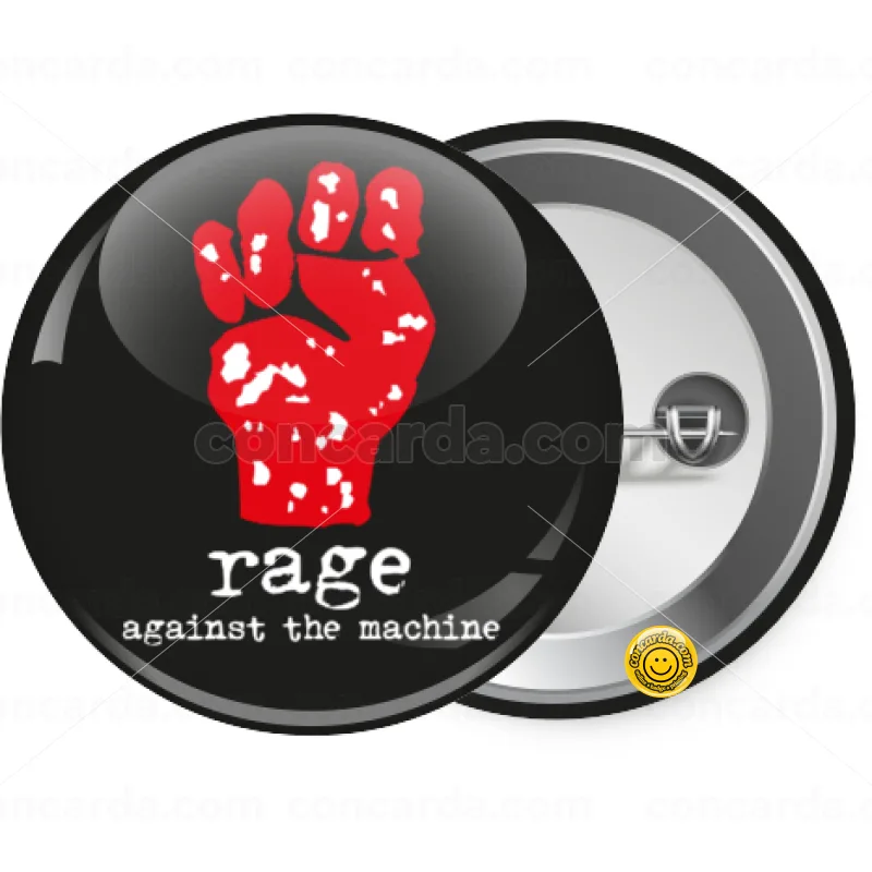 Rage against the machine — Κονκάρδα Στρογγυλή, Παραμάνα 25mm