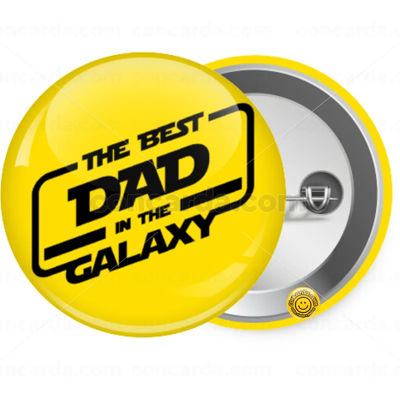 The Best DAD in the Galaxy — Κονκάρδα Στρογγυλή, Παραμάνα 25mm