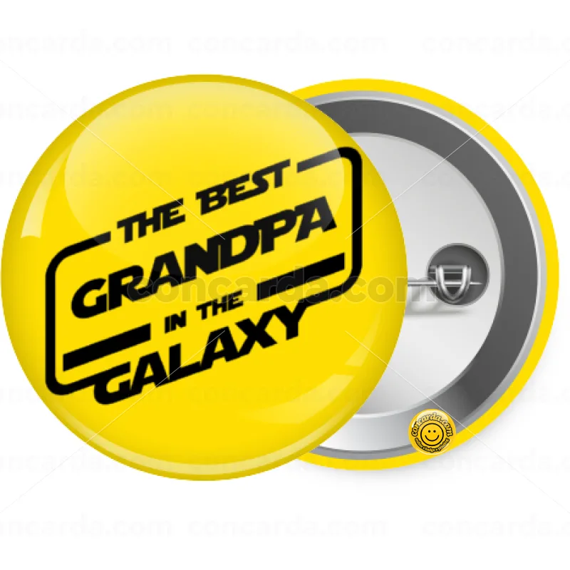 The Best GRANDPA in the Galaxy — Κονκάρδα Στρογγυλή, Παραμάνα 25mm