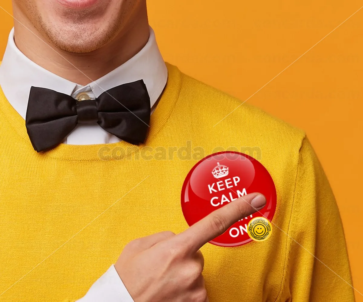 KEEP CALM and carry on — Κονκάρδα Στρογγυλή, Παραμάνα 75mm