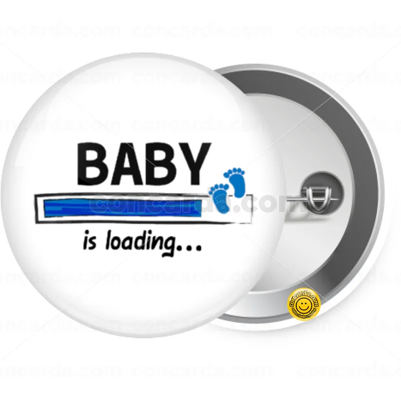 Baby is Loading BOY — Κονκάρδα Στρογγυλή, Παραμάνα 25mm