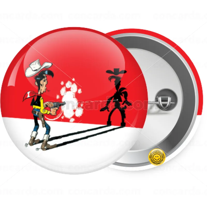Lucky Luke shadows — Κονκάρδα Στρογγυλή, Παραμάνα 25mm
