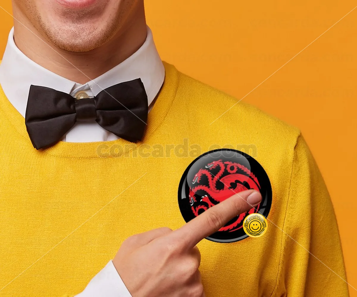 GOT House Targaryen, Fire Blood — Κονκάρδα Στρογγυλή, Παραμάνα 75mm